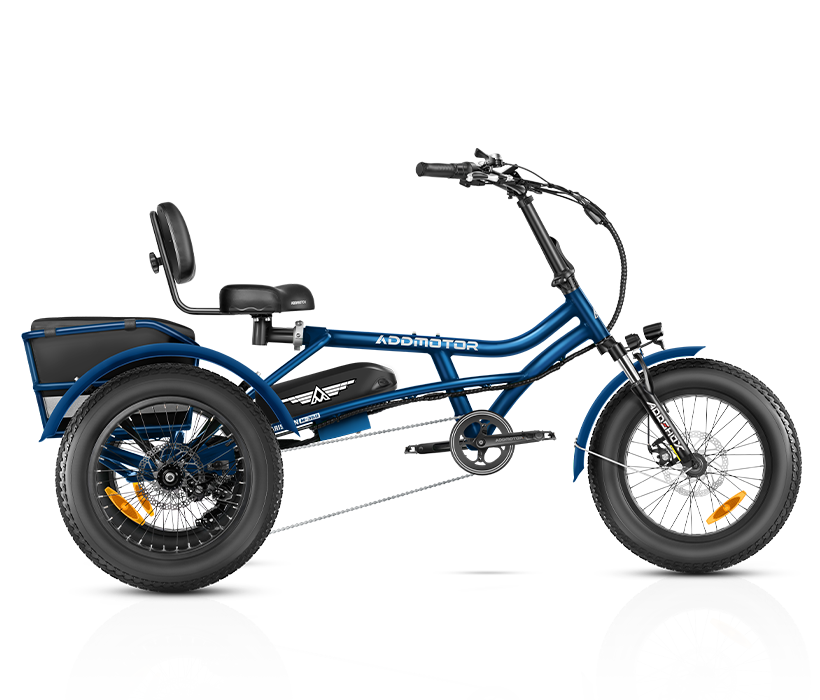 color display of neptune blue arisetan II M-360 2024 electric trike