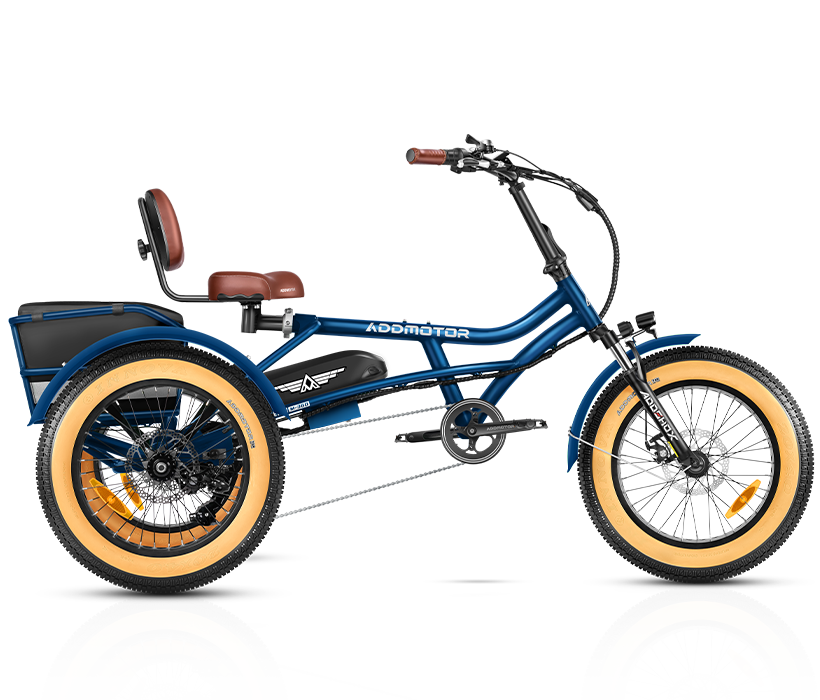 color display of neptune blue arisetan II M-360 2024 electric trike