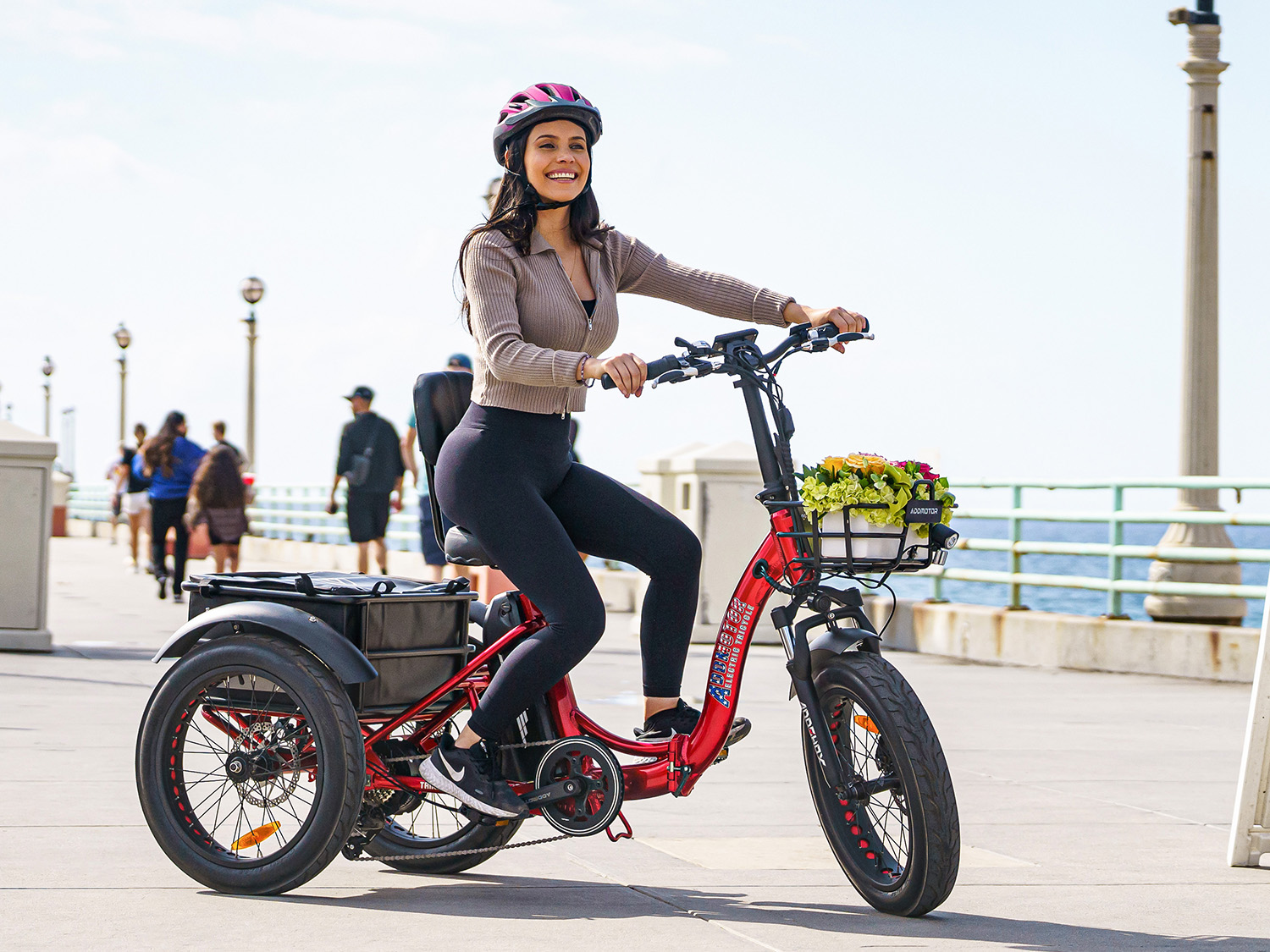 electric trike with high quality handlebar