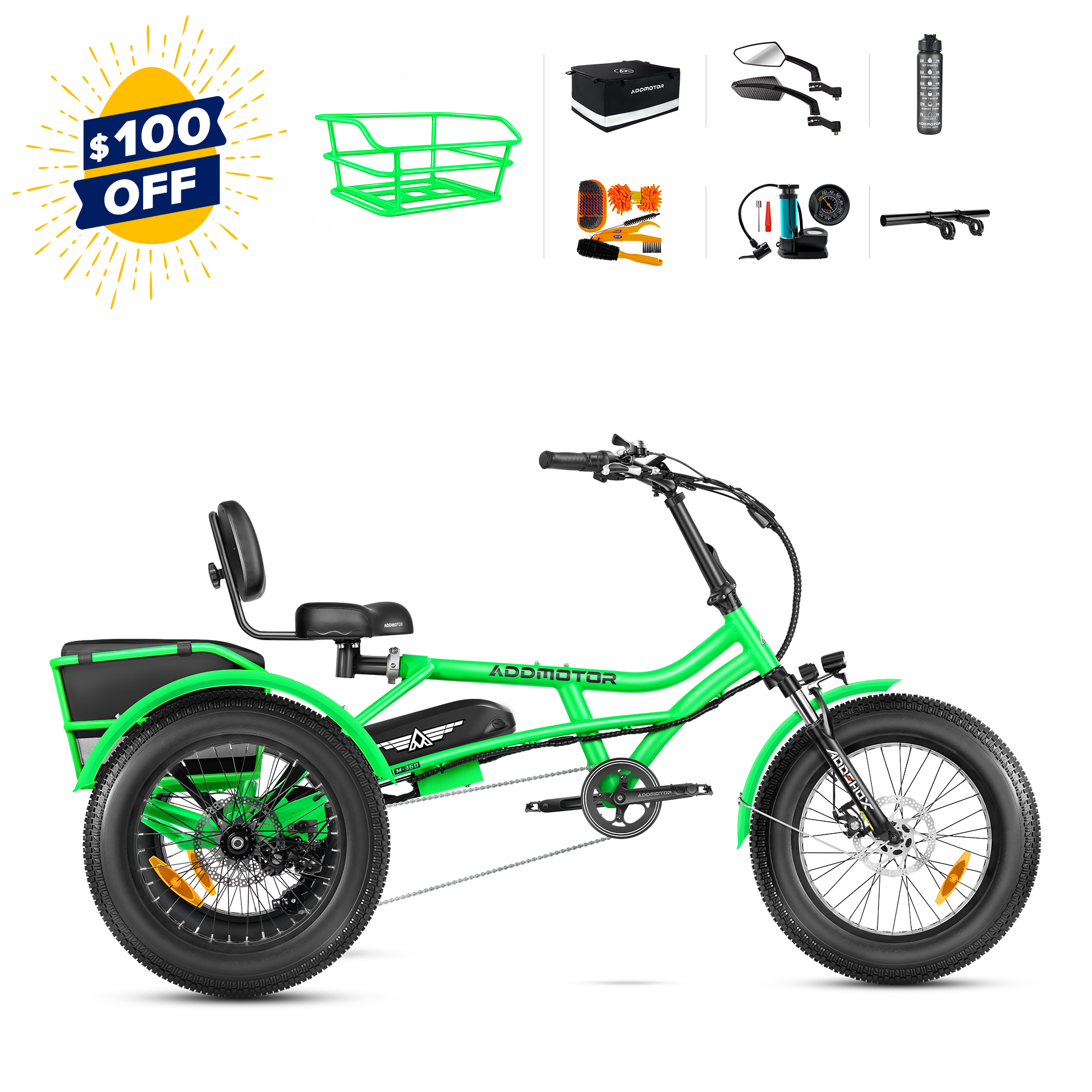 ARISETAN M-360 II 2024 semi-recunmbent electric trike