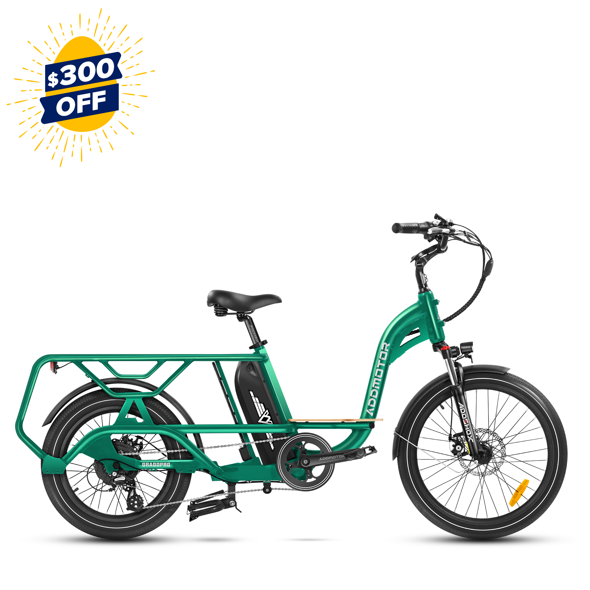 extra $300 off graoopro cargo electric bike