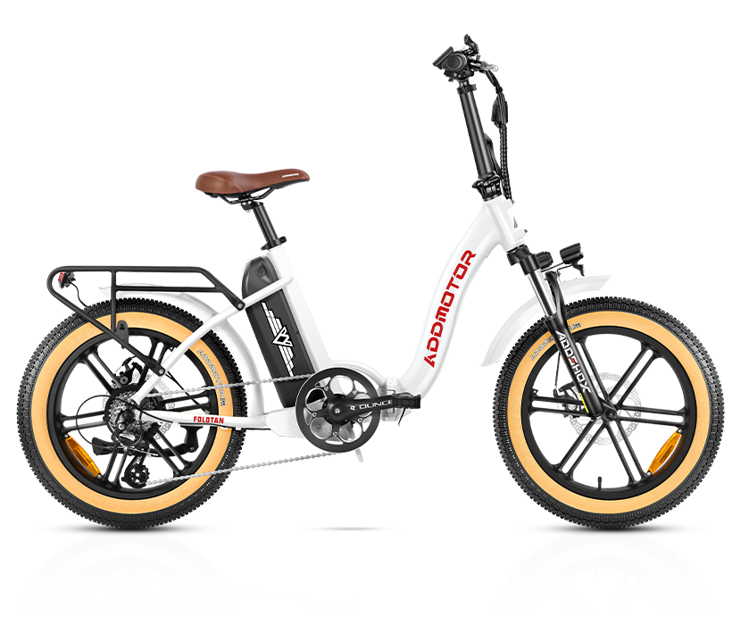 White FOLDTAN M-140 Folding Ebike