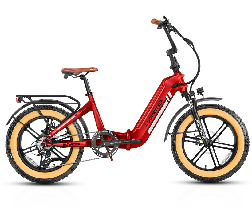 olive green M-160 folding electric bike