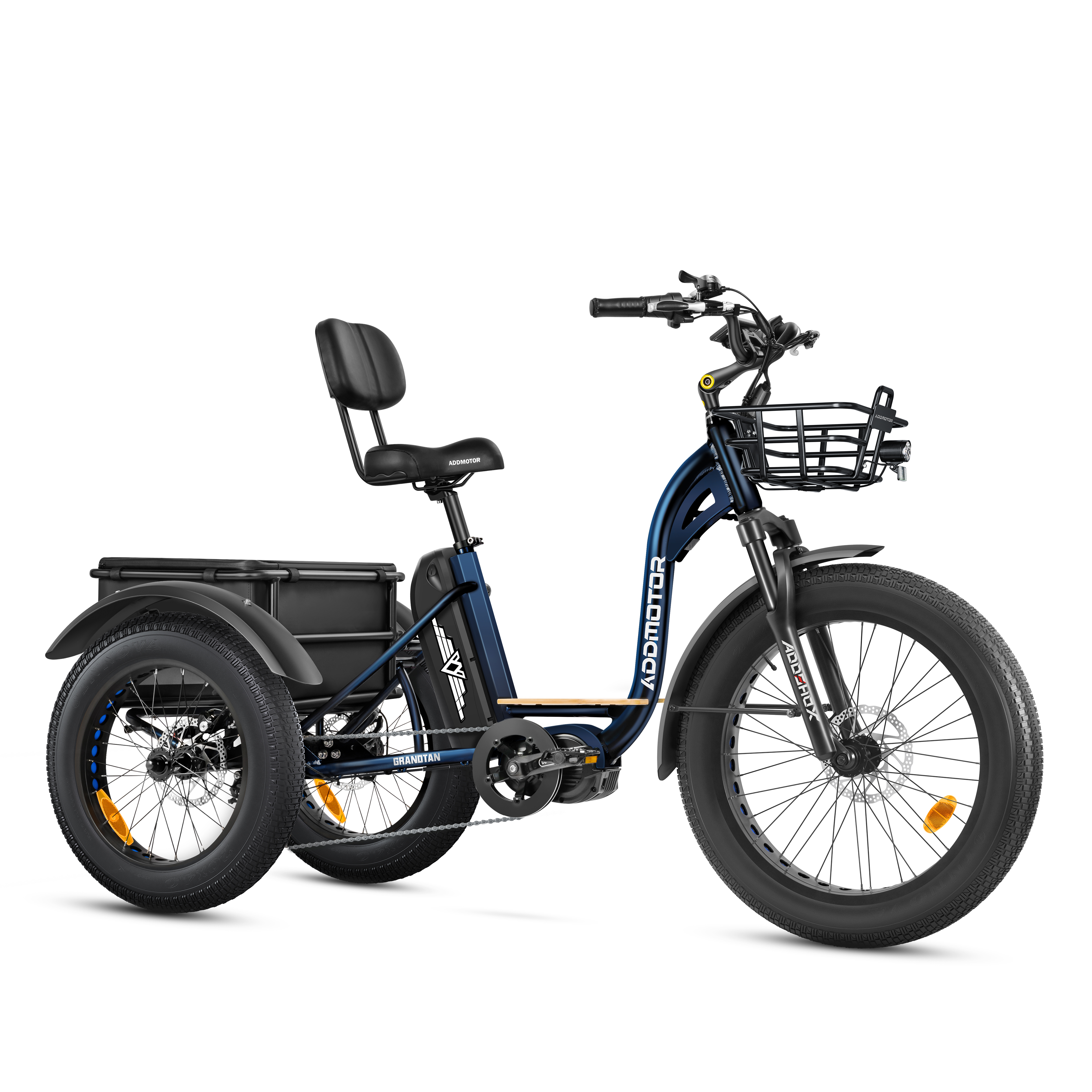 Grandtan Turbo Mid-Drive eTrike in Neptune Blue