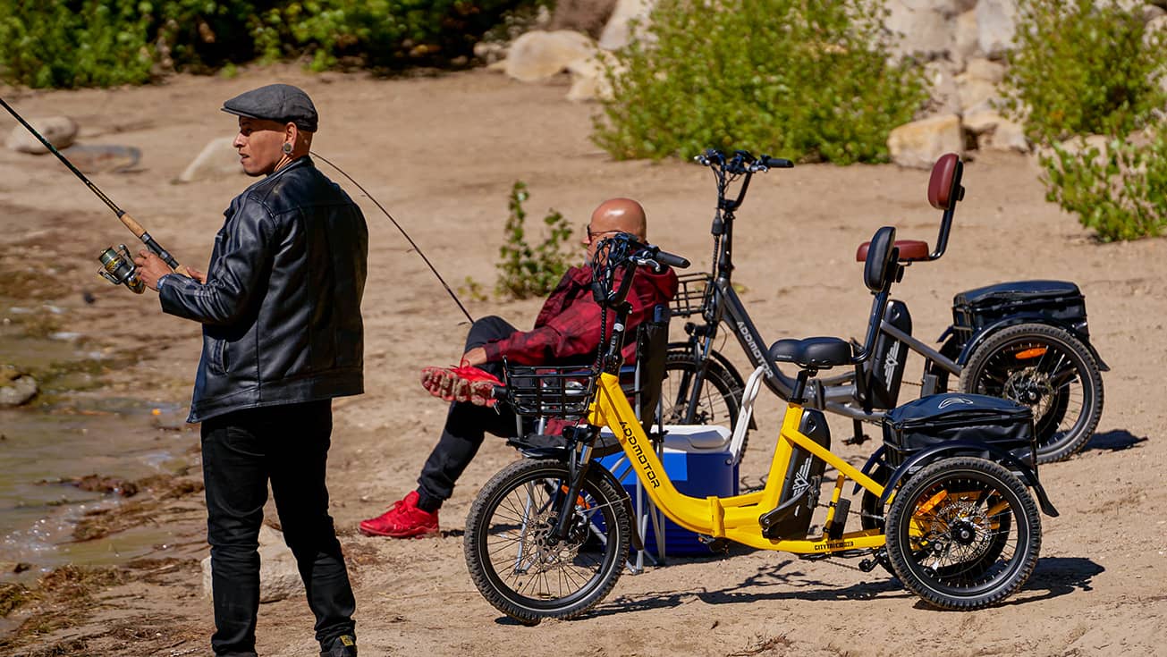 folding electric trike