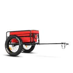 Fat Tires Trailer with Bag (Red)