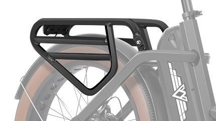 E-325 electric cargo bike rear rack