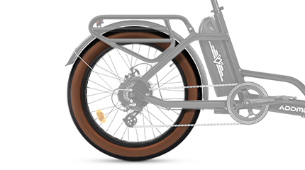 E-325 electric cargo bike wheels