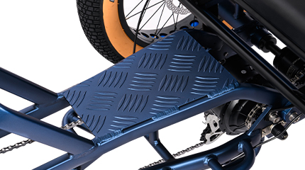 Greattan L e-trike passenger footrest