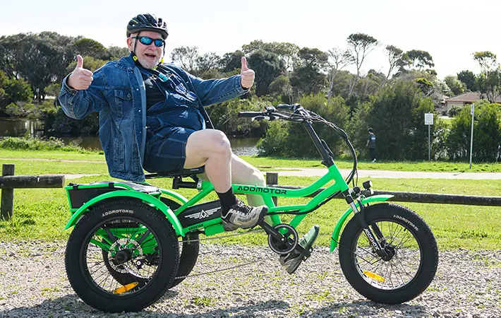 ARISETAN II M-360 Adult Semi Recumbent Electric Trike For