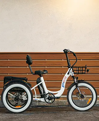 Triketan M-330 electric trike on the street