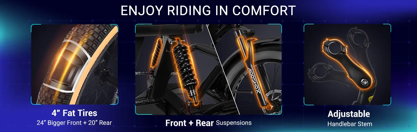 GRANDTAN X Electric Tricycle's unique features