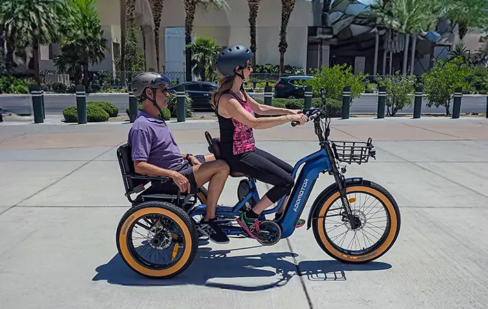 Greattan L Electric tirke with passenger seat - ride with yoru companion