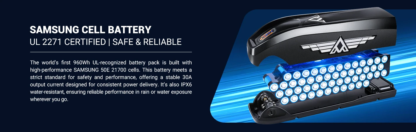 Soletan's e-bike battery feature