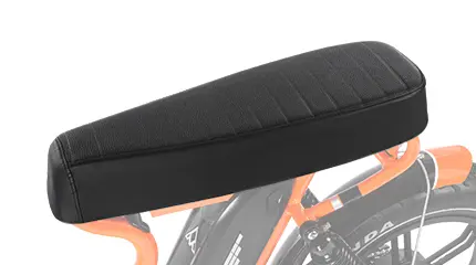 Faux Leather, Black Banana Seat
