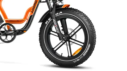 20" wheels & 4" fat tires