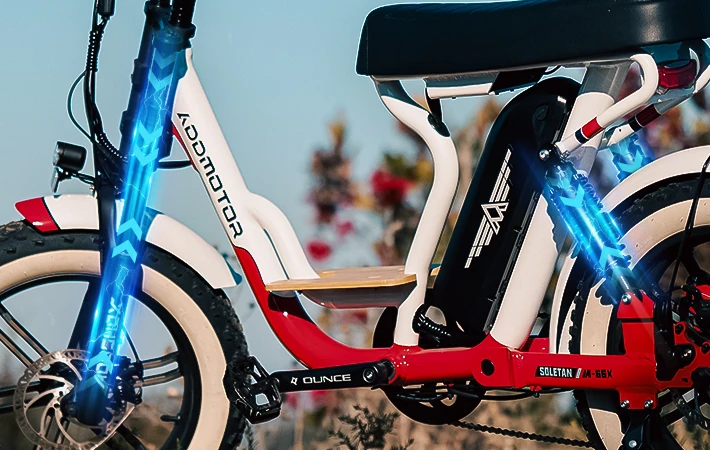 Ride confident on any trail with a full suspension bike.