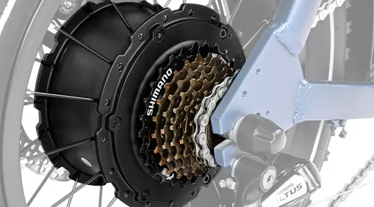 750W rera drive motor for spytan x
