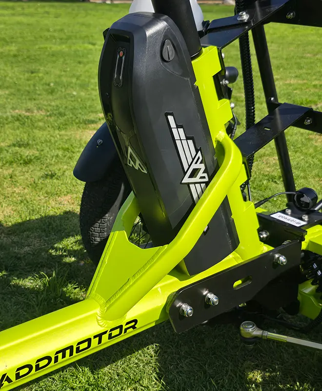 front battery for the spytanx electric reverse trike