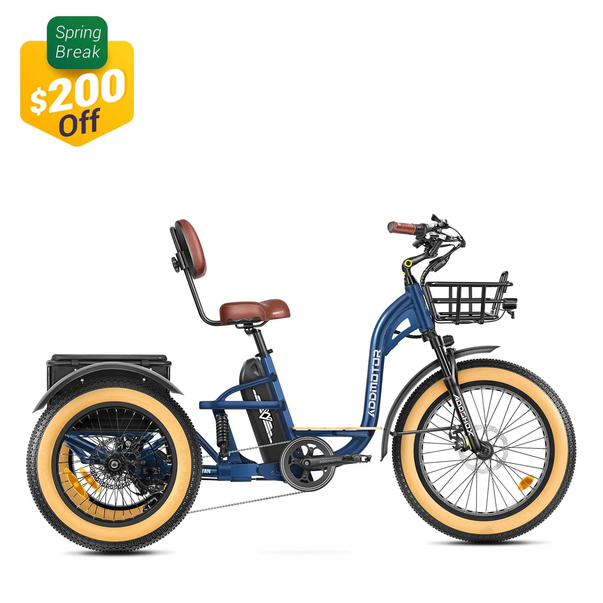 Electric Trikes for Seniors Adults Addmotor E Trikes