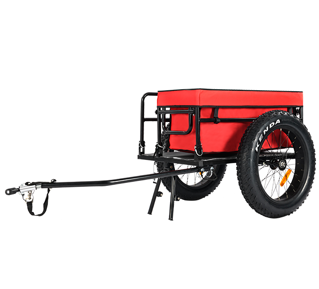 Fat Tires Trailer with Bag (Red)