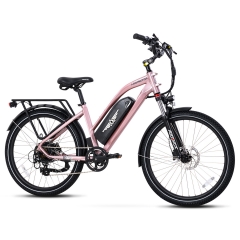 Addmotor Citypro E-43 City Electric Bike Rose Gold Right Flank