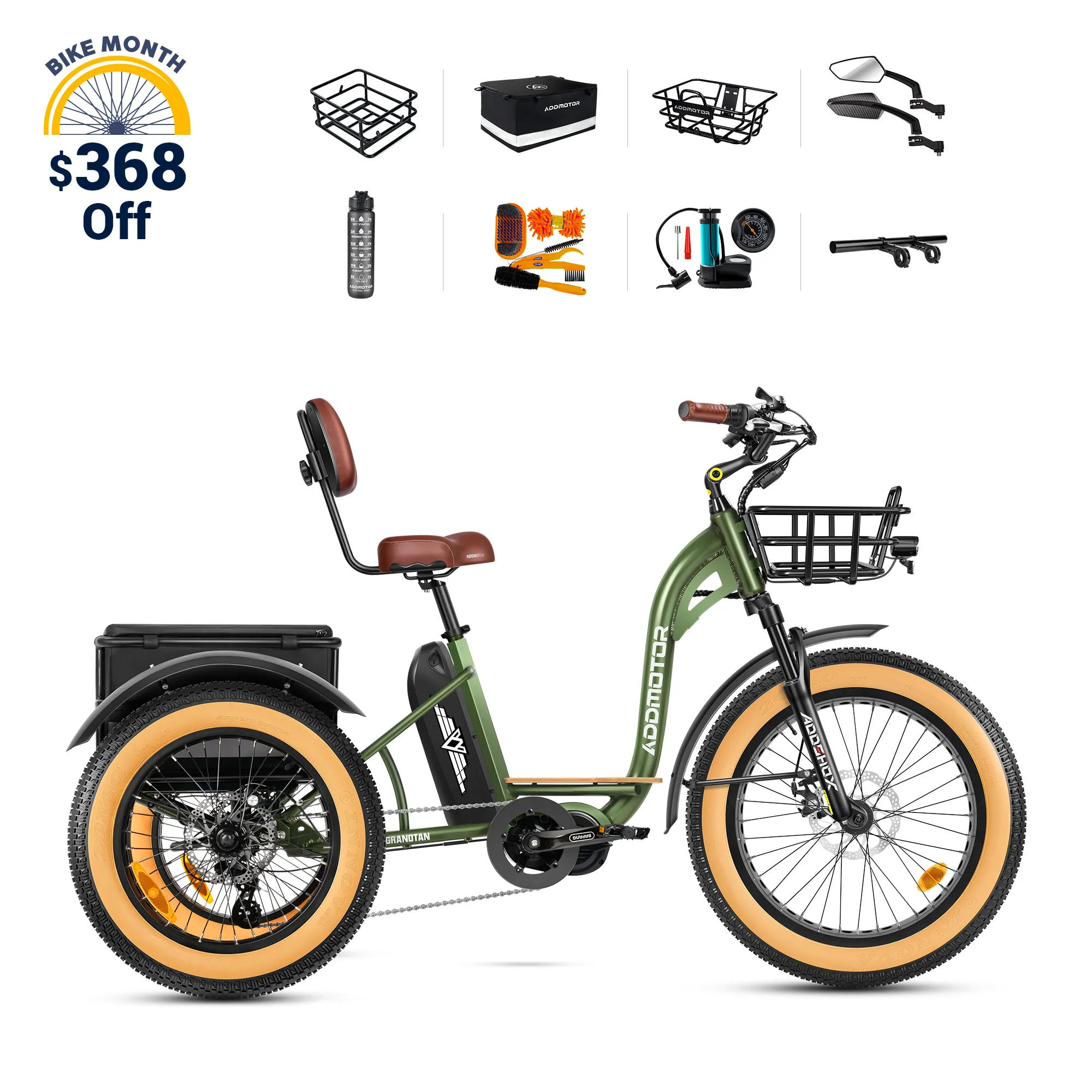 Grandtan Turbo Mid-Drive eTrike