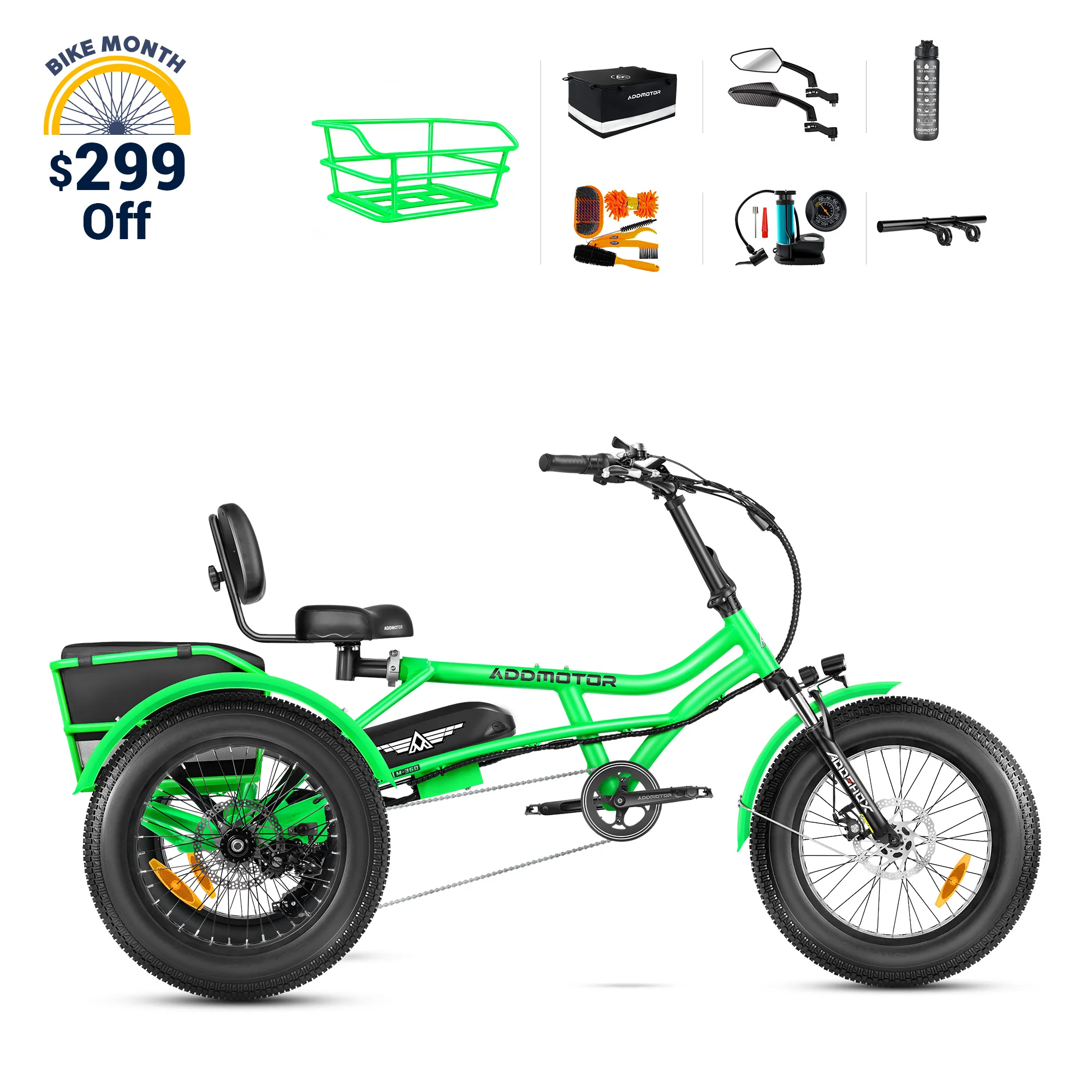 Arisetan II M-360 Semi-Recumbent eTrike