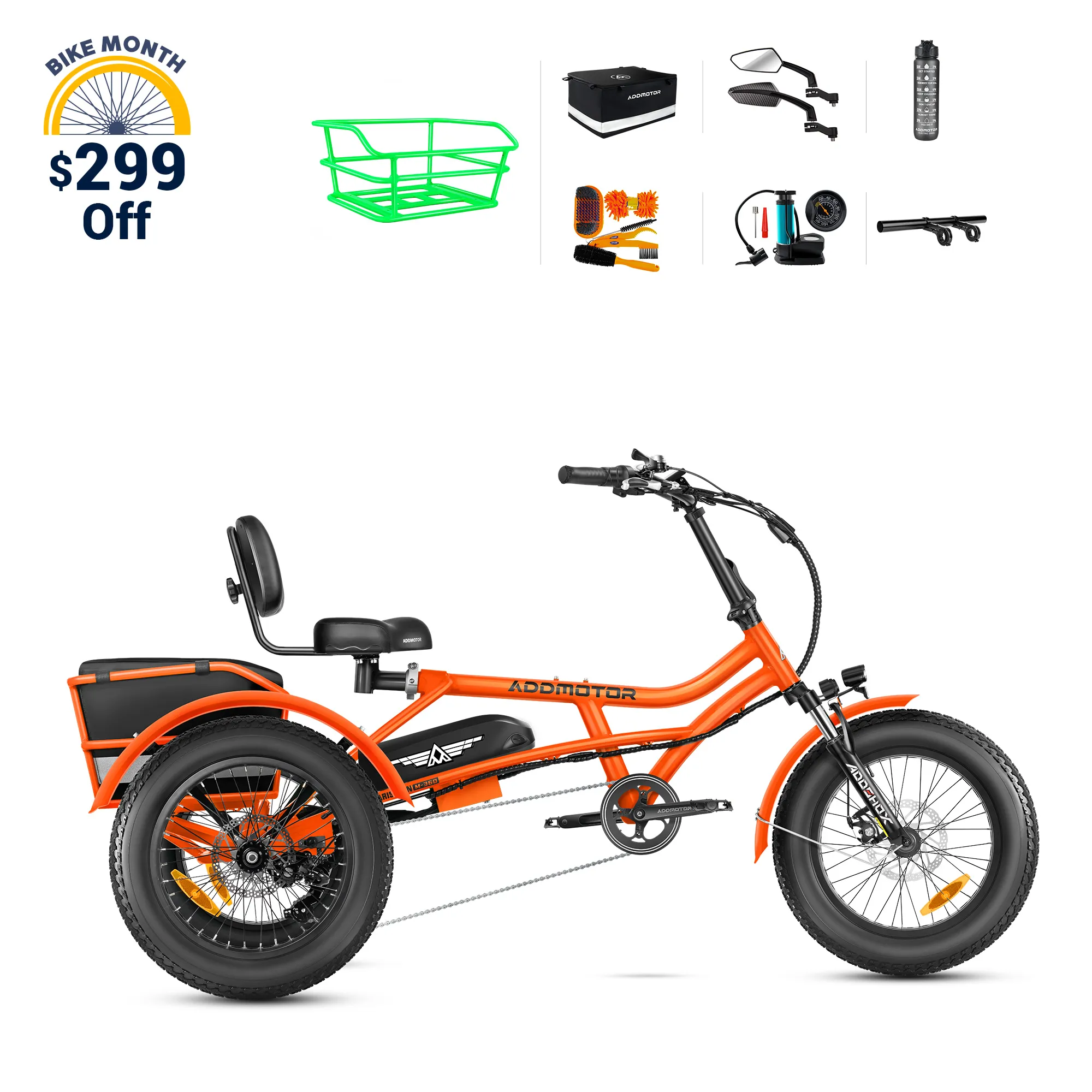 Arisetan II M-360 Mini Semi-Recumbent eTrike