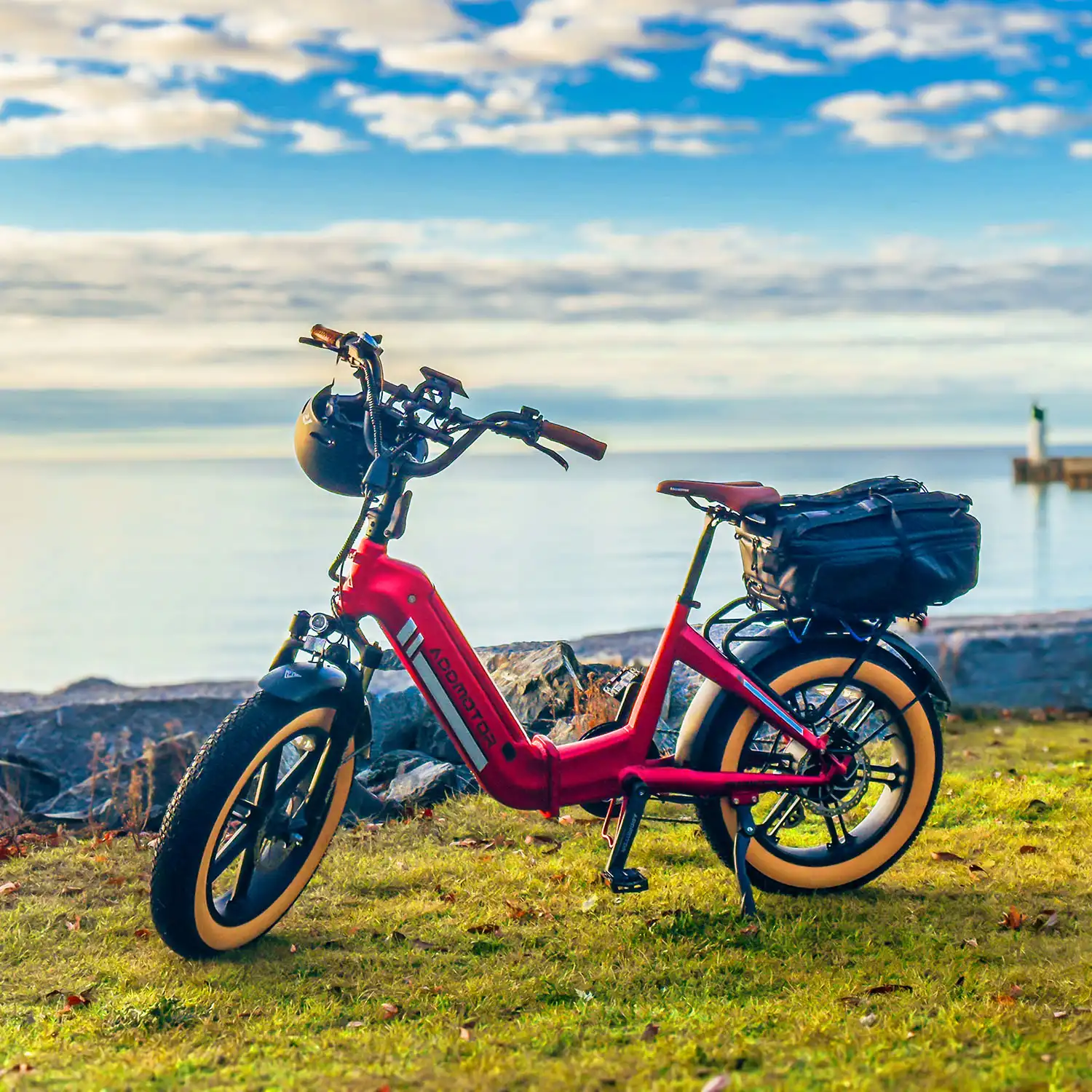 Addmotor M-160 ebike in red