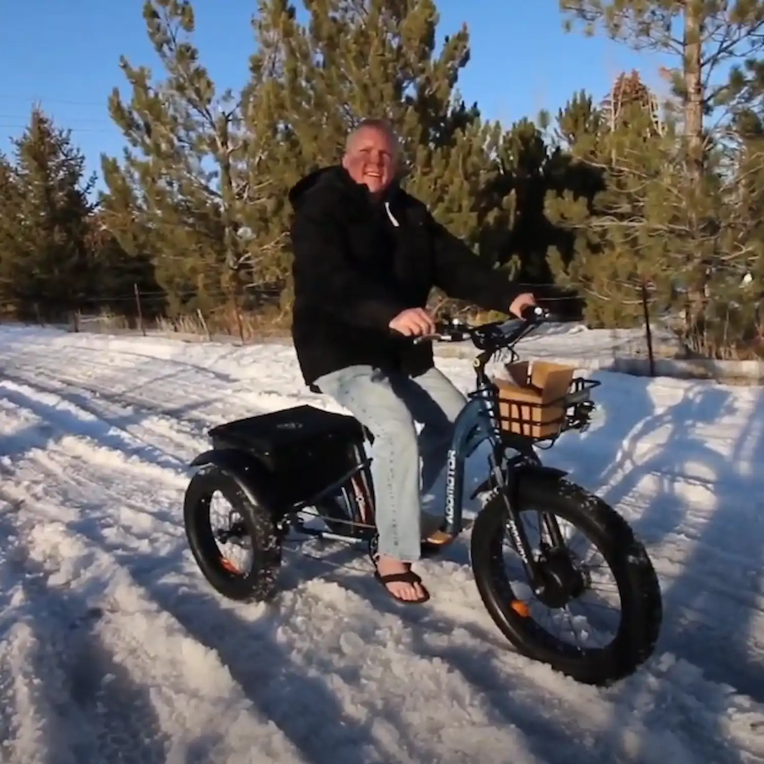 Addmotor Grandtann Etrike in Winter