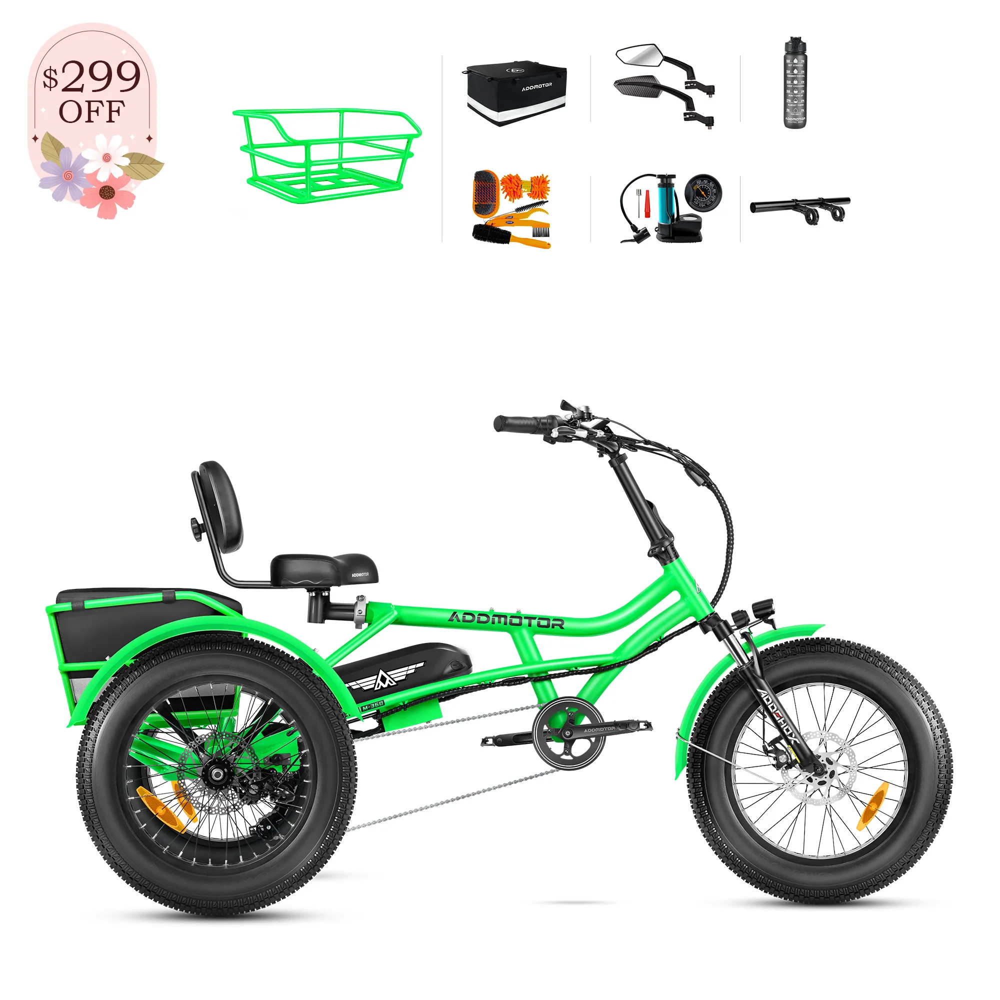Arisetan II M-360 Semi-Recumbent eTrike