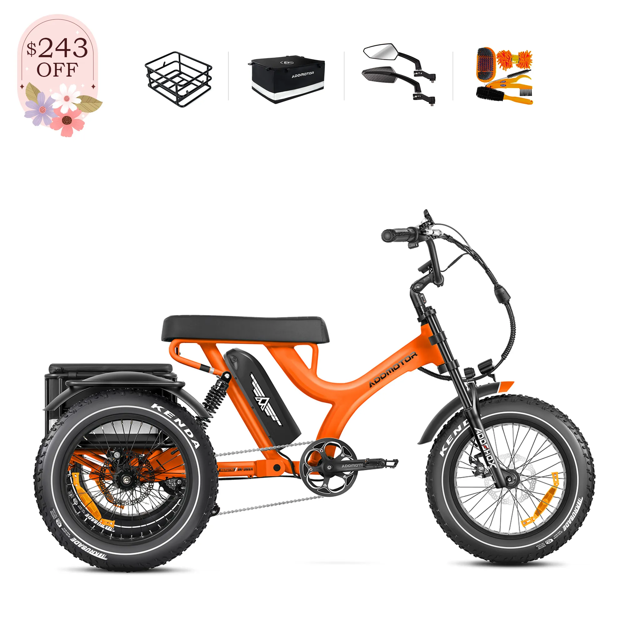 Herotri II M-365X Full-Suspension eTrike