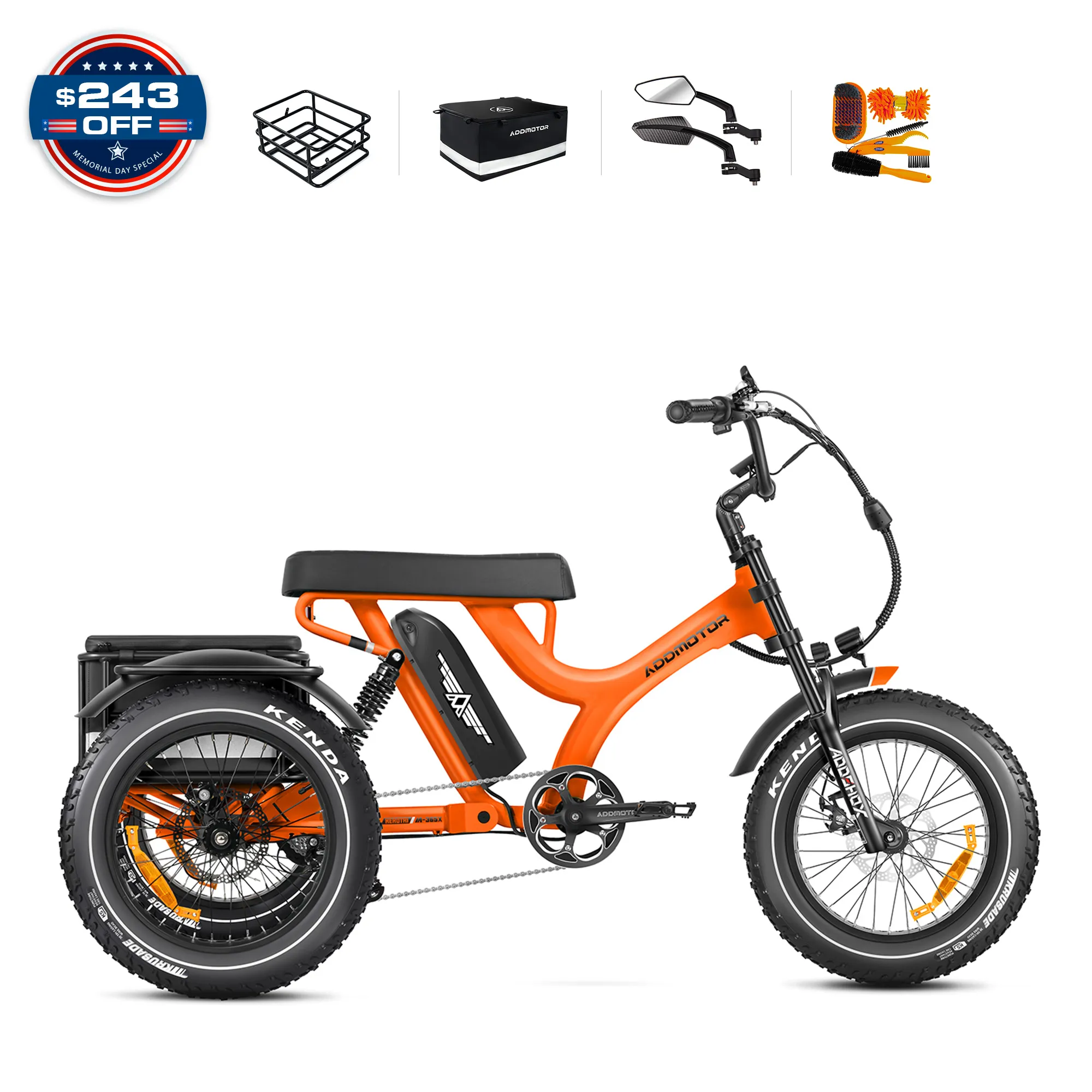 Herotri II M-365X Full-Suspension eTrike