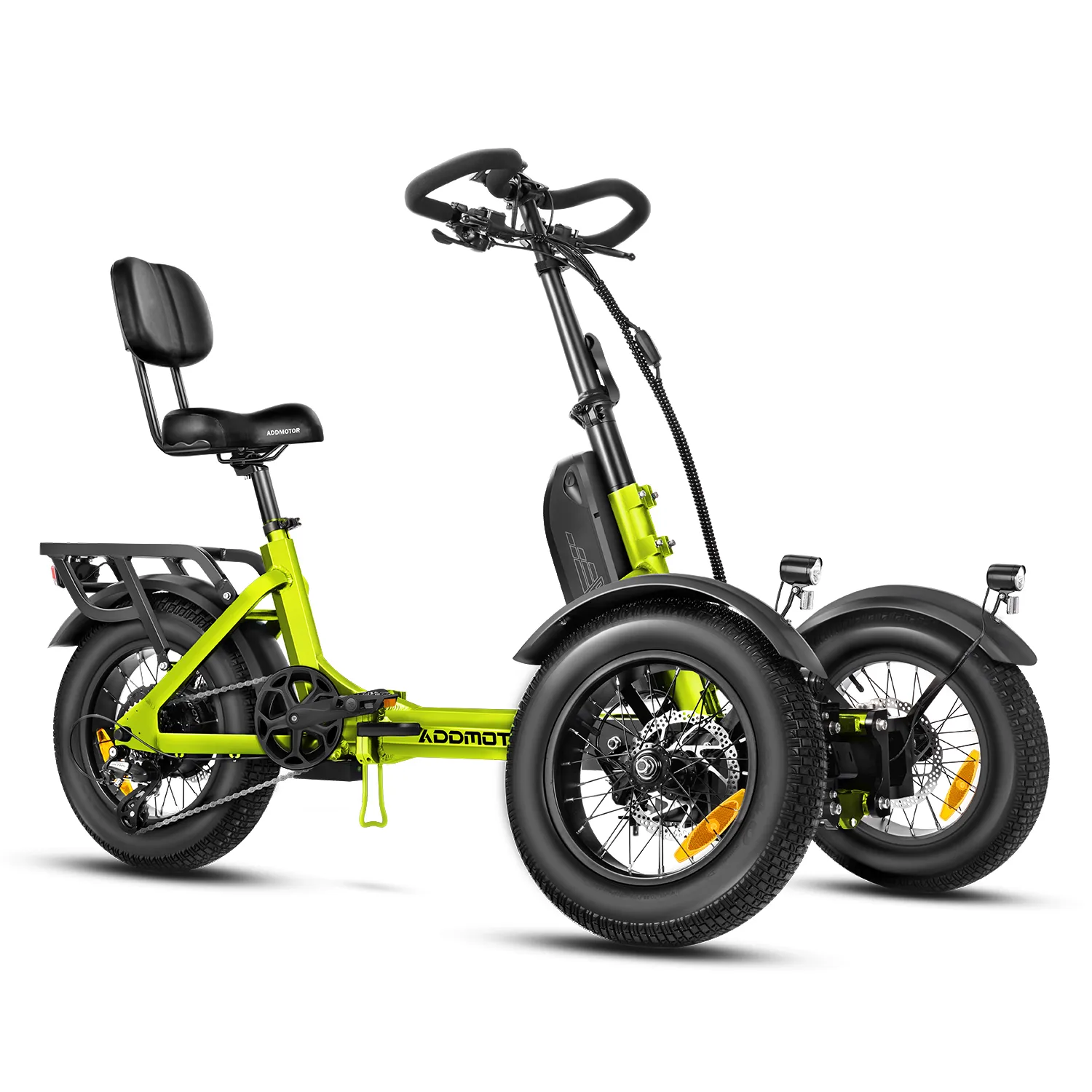 Addmotor Citytri E-310 Folding E-Trike in Yellow