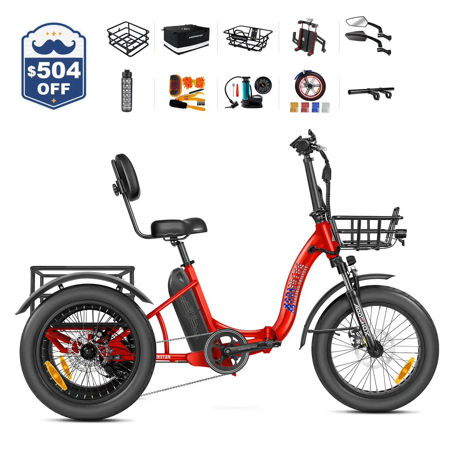 Triketan M-330F Folding eTrike