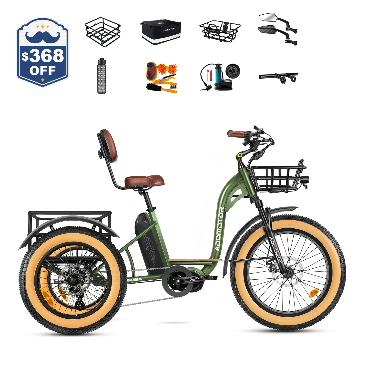 Grandtan Turbo Mid-Drive eTrike