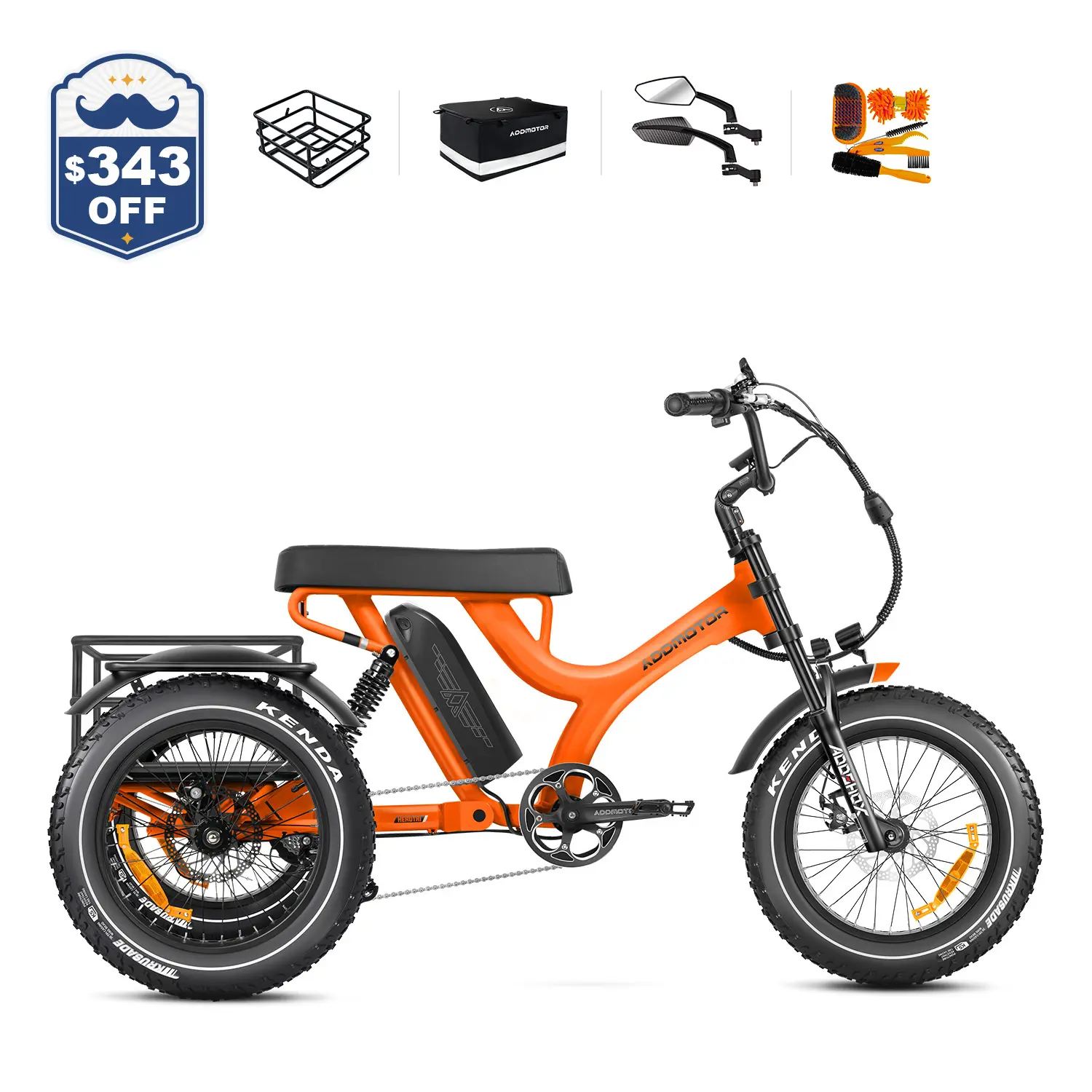 Herotri II M-365X Full-Suspension eTrike