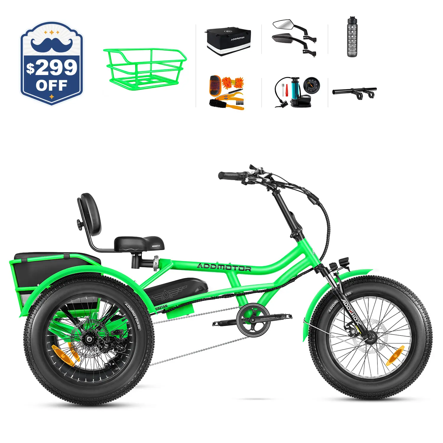 Arisetan II M-360 Semi-Recumbent eTrike