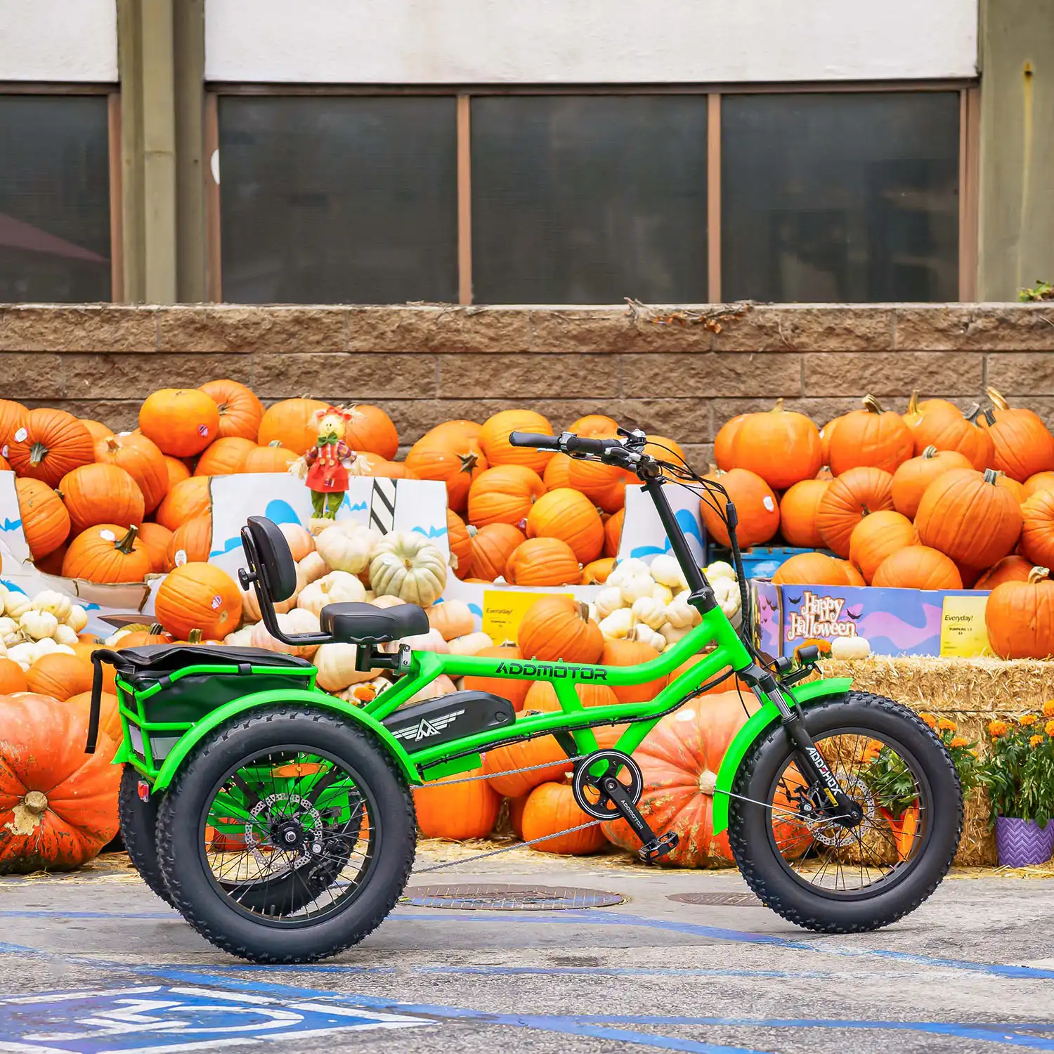 Addmotor M-360 Semi-recumbent etrike in green