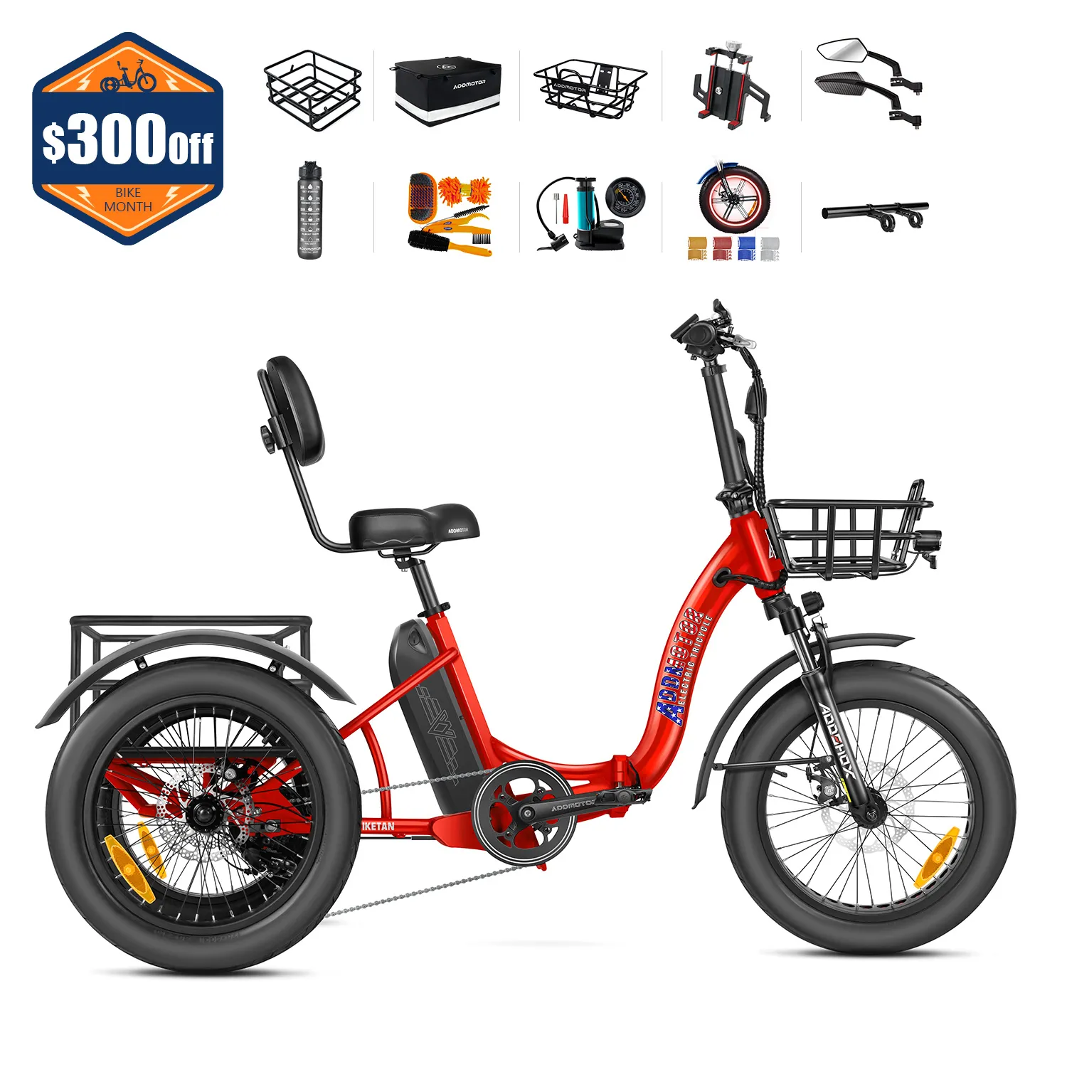 Triketan M-330F Folding eTrike