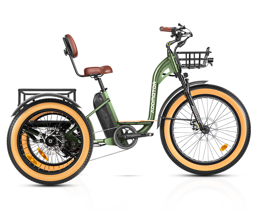 M-340 color display-army green Grandtan Plus Electric Trike