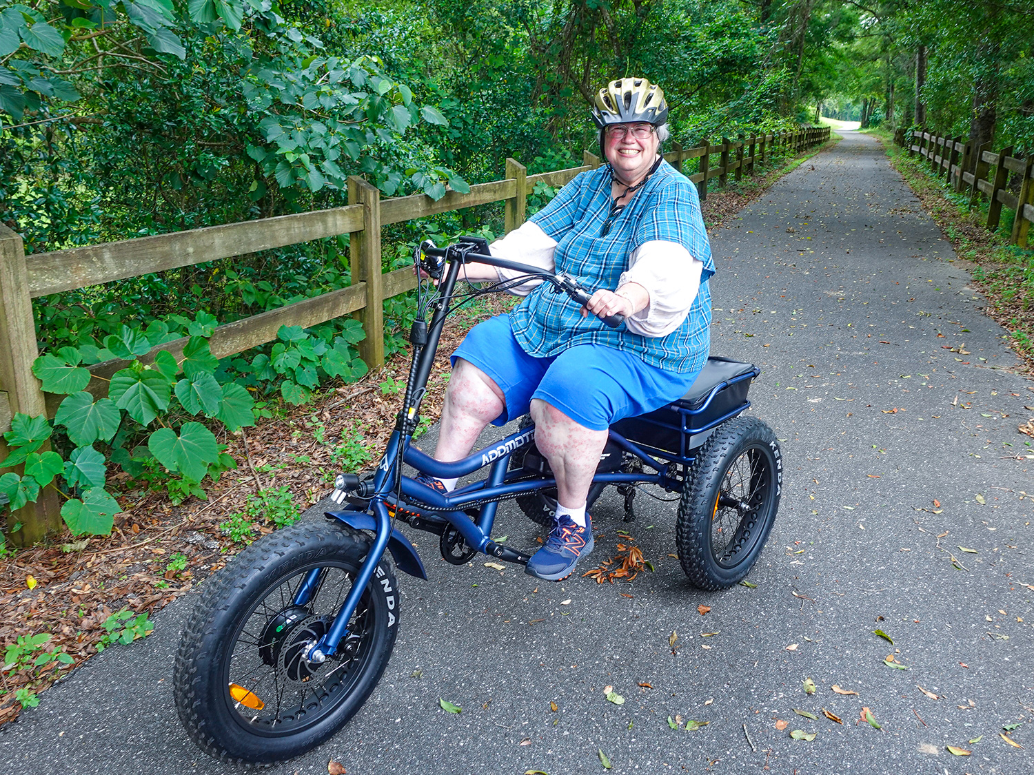 ride Arisetan mini e trike by the beach