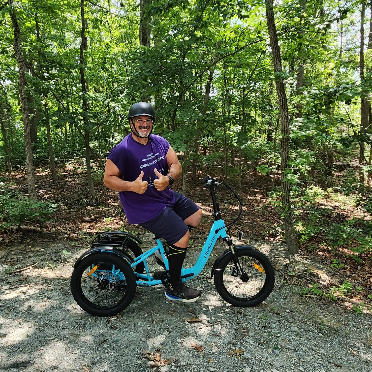 Addmotor Citytan etrike in the forest