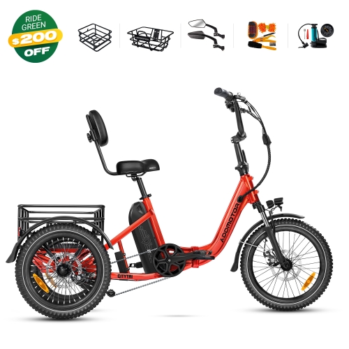 Citytri E-310 Folding eTrike (Canada Version)