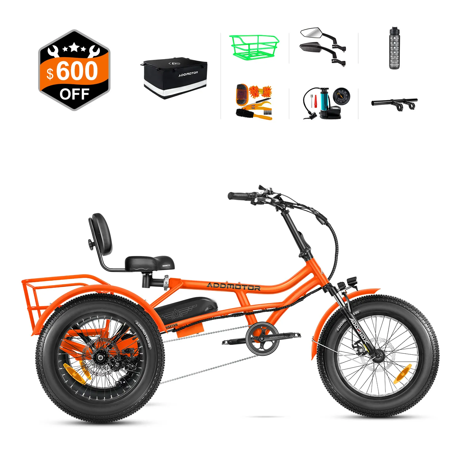 Arisetan II M-360 Semi-Recumbent eTrike