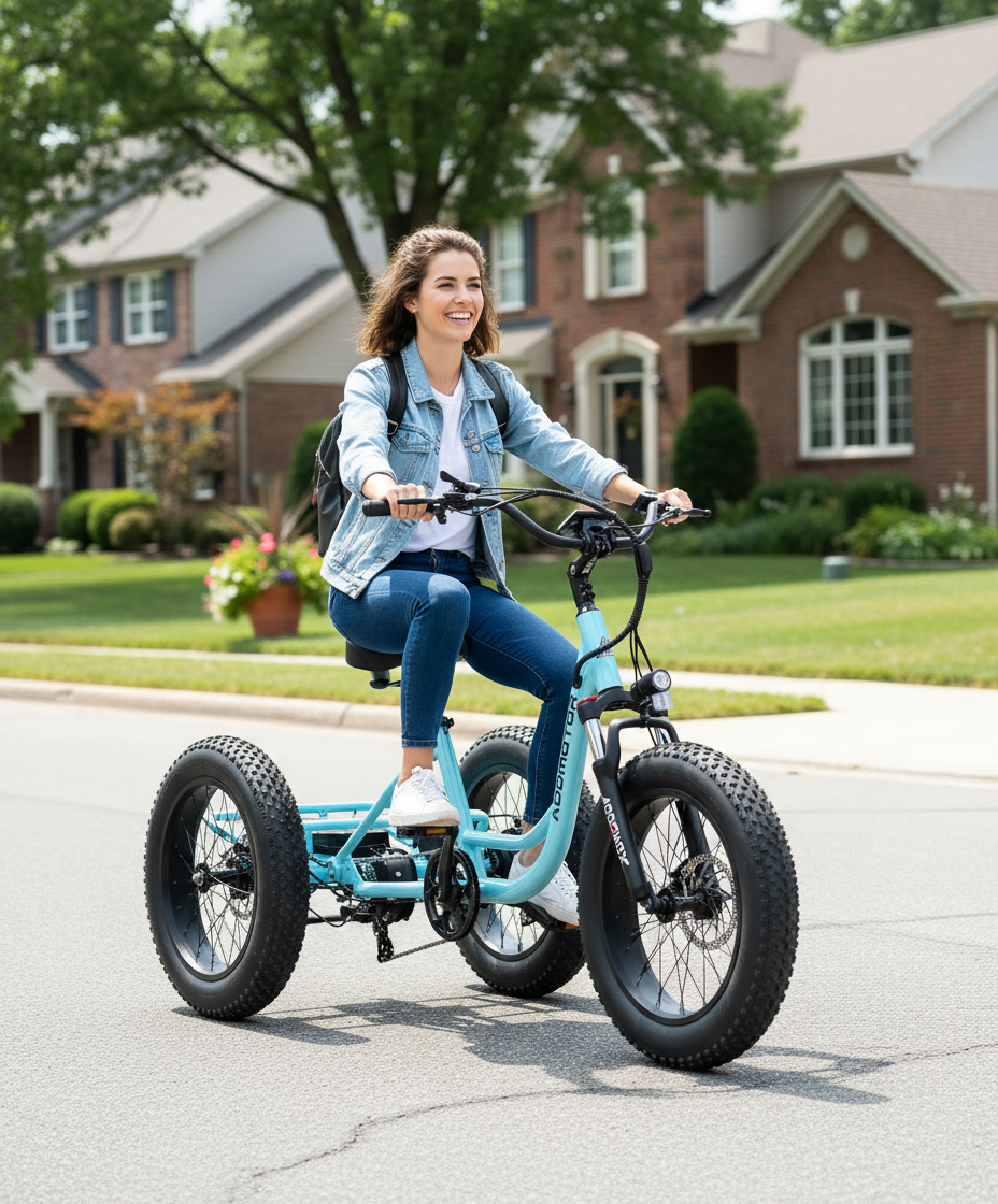 Addmotor Landtan etrike in blue