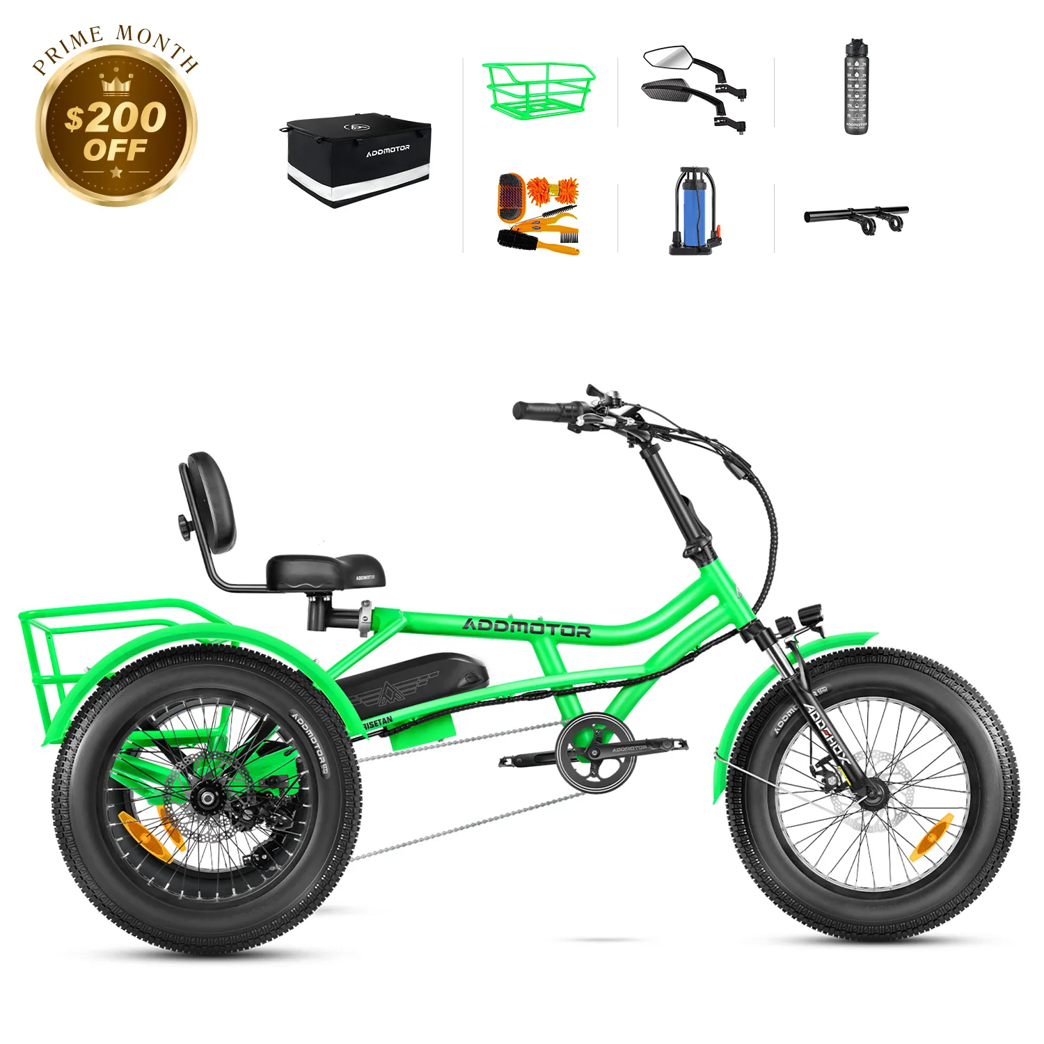 Arisetan II M-360 Semi-Recumbent eTrike