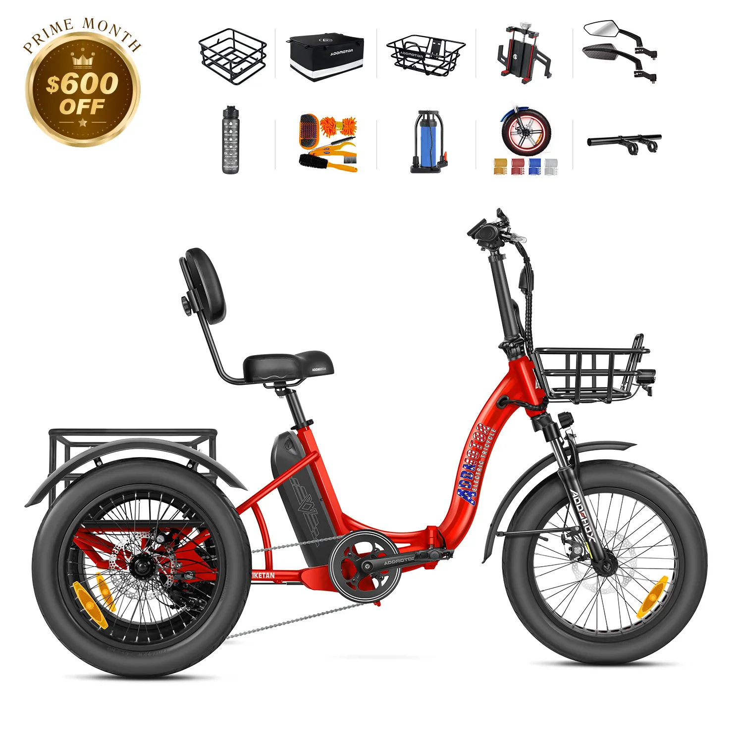 Triketan M-330F Folding eTrike