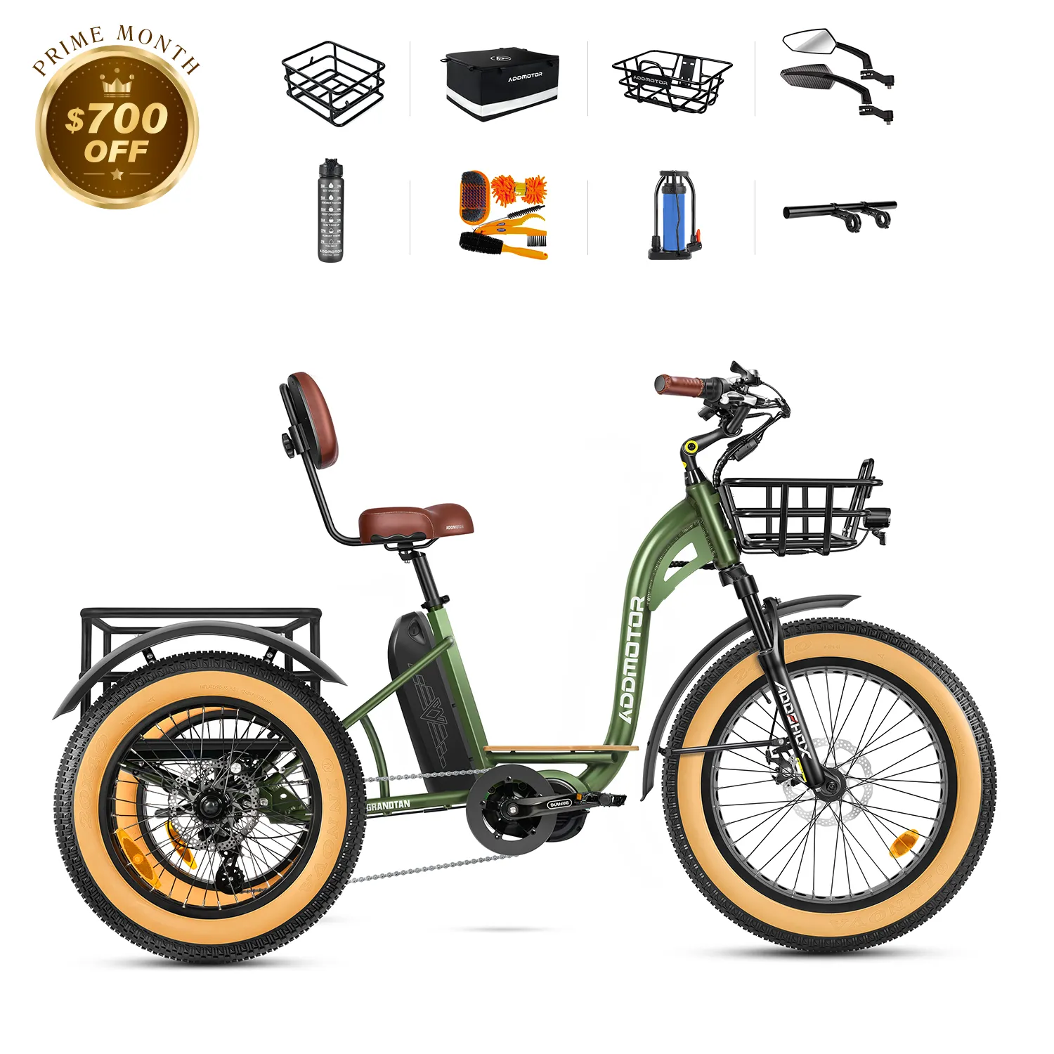 Grandtan Turbo Mid-Drive eTrike